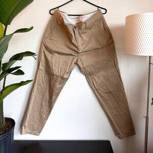 ZARA Men's Chino Pants – Khaki, Size 45 EUR / 36 USA | Casual & Dress Pants